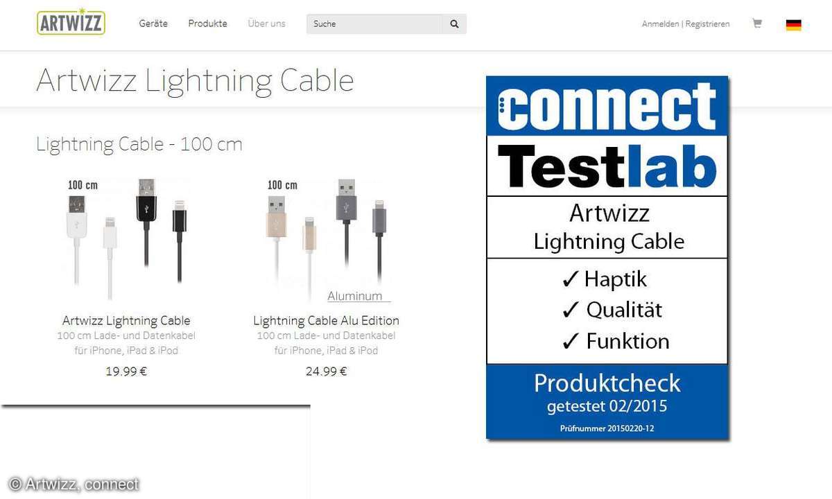 Produktcheck Artwizz Lightning Cable