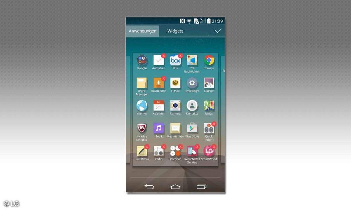 LG Electronic Apps löschen
