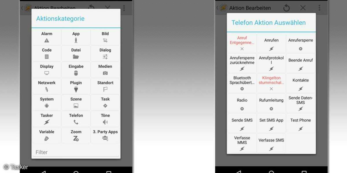 Tasker Screenshots