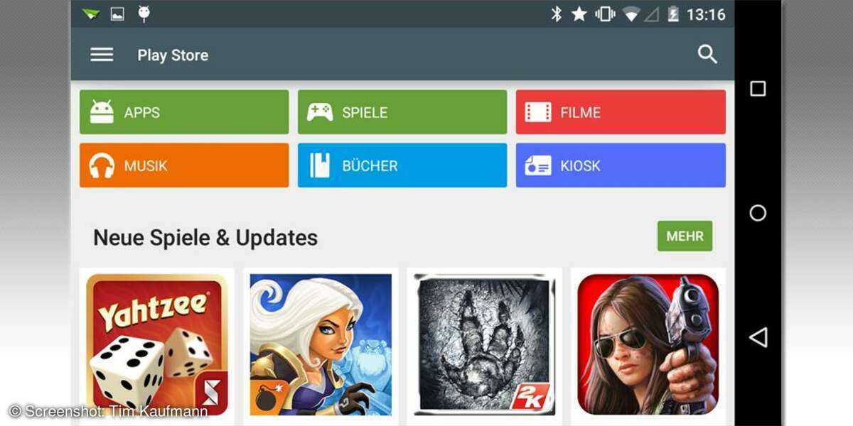 Google Play Store deinstalliert