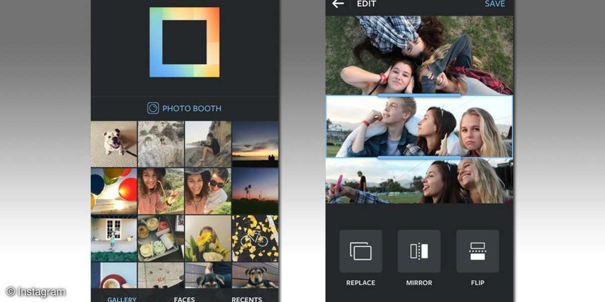 Layout from Instagram - Android App