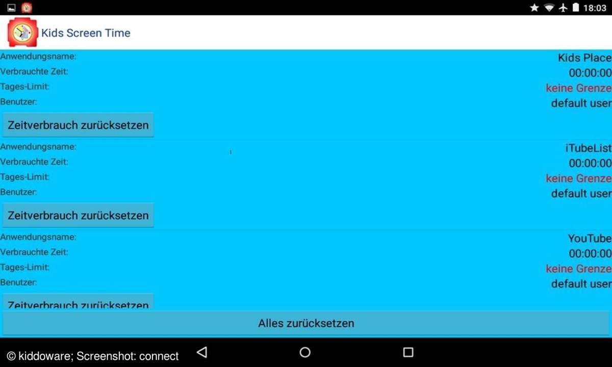 Tablets kindersicher machen