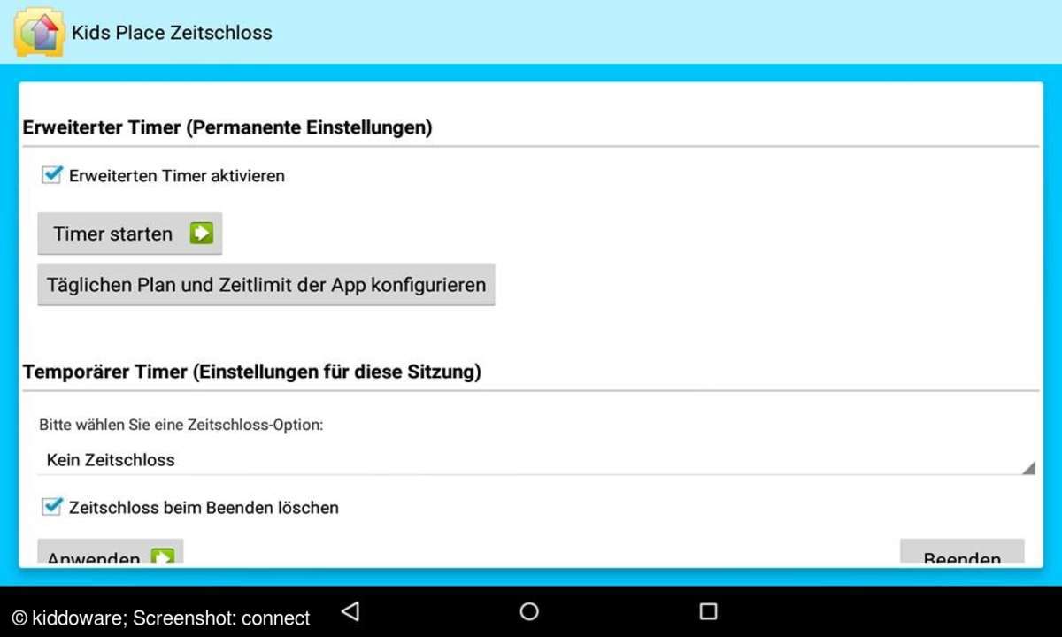 Tablets kindersicher machen