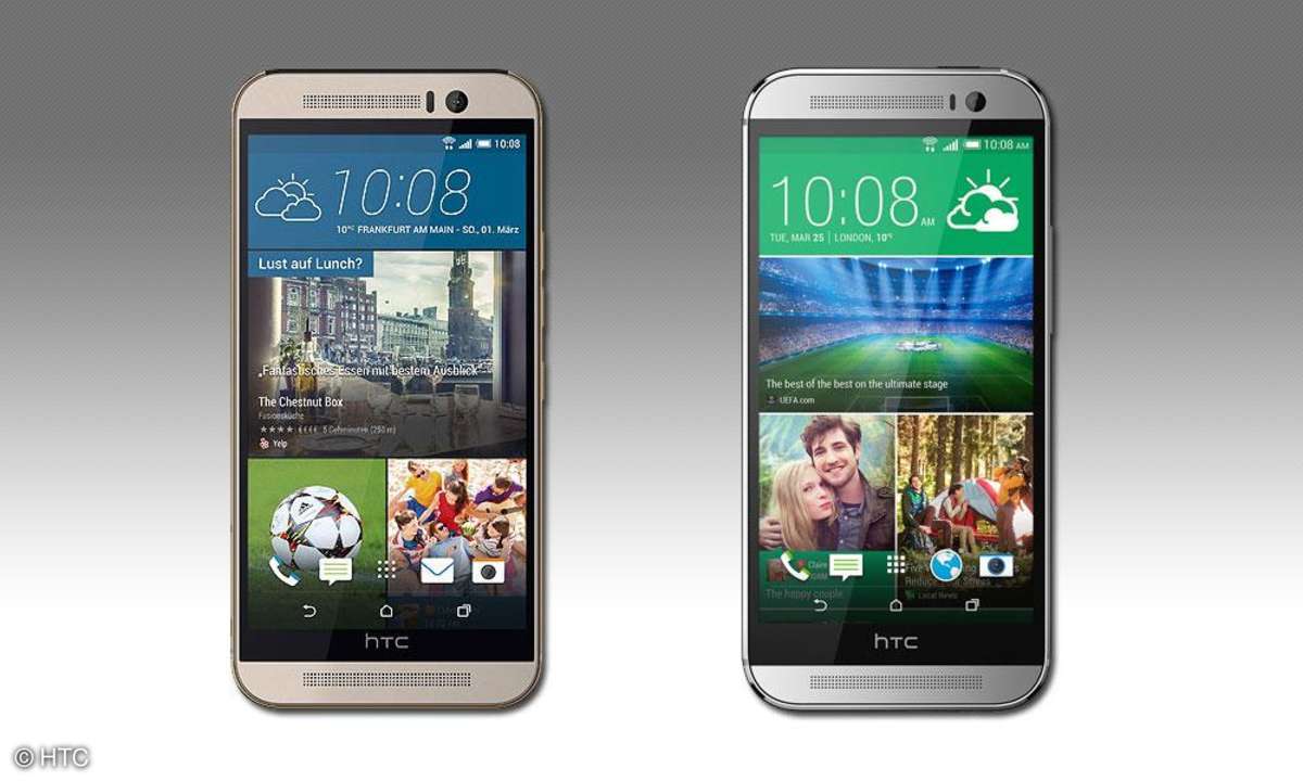 HTC One M9 und One M8