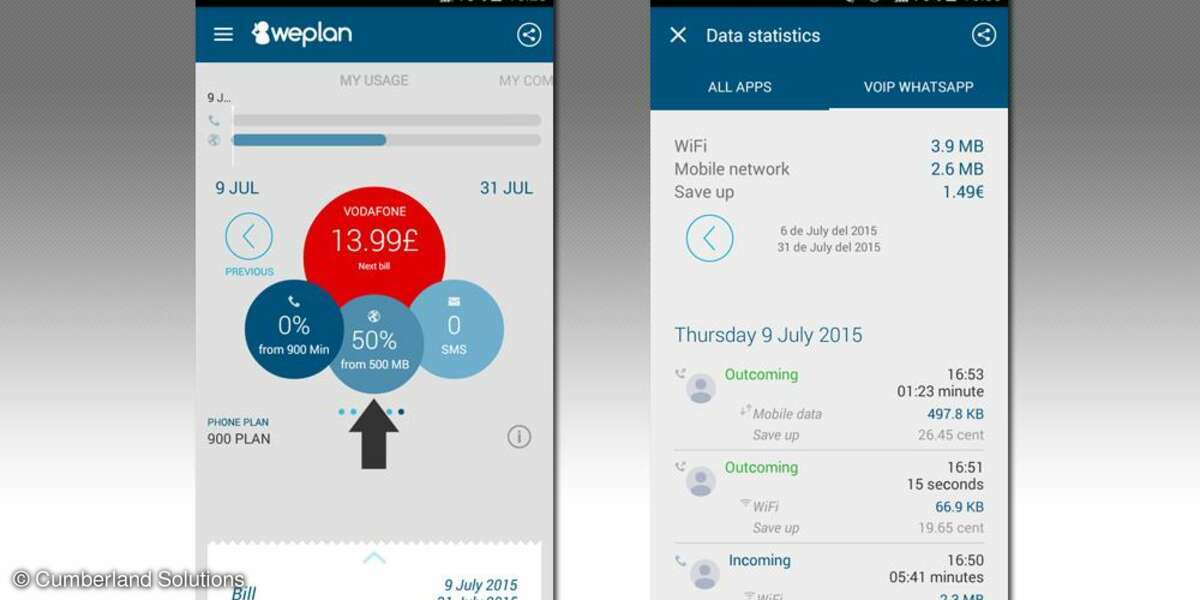 Weplan - Handykosten App Android
