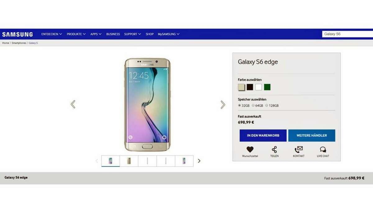 Samsung Galaxy S6 Edge