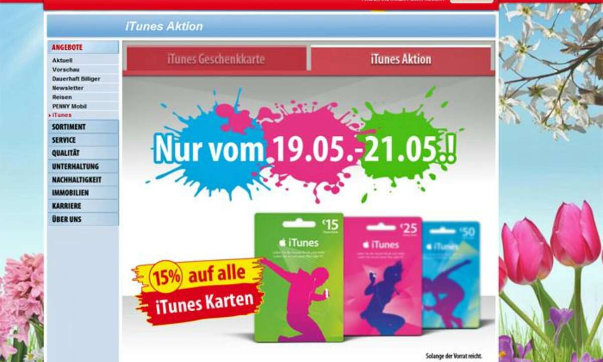 Die iTunes-Aktion kommt