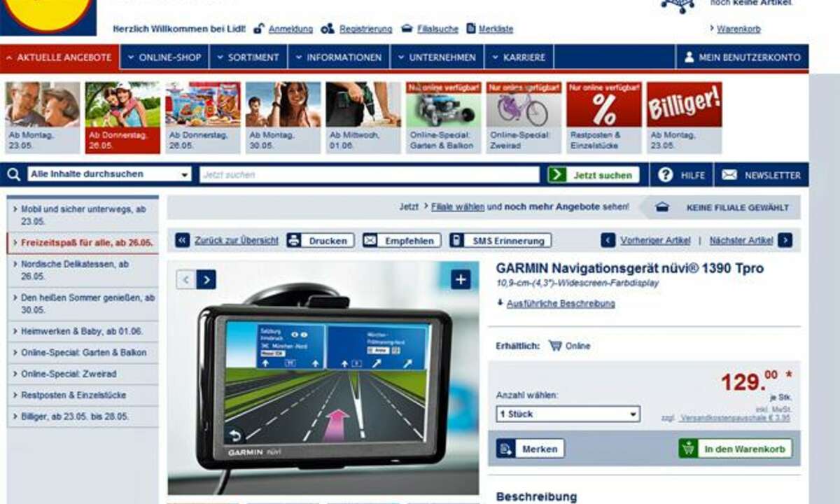 Das Lidl-Angebot kommt