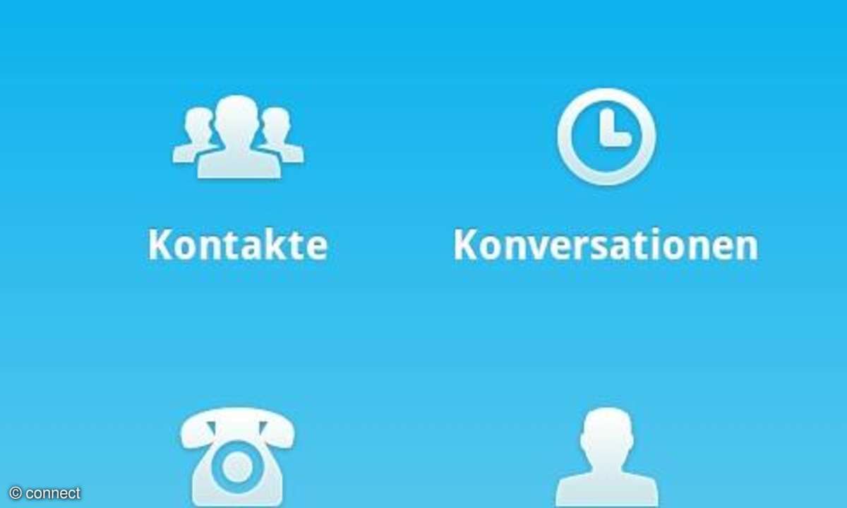 Skype-App für Android