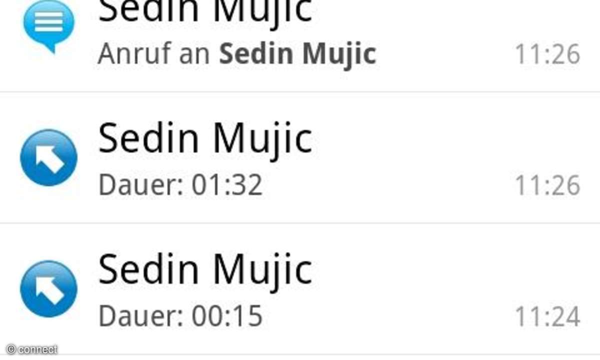 Skype-App für Android