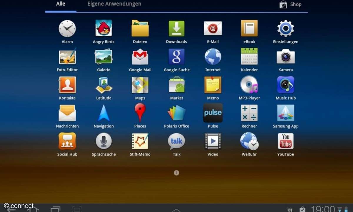 Samsung Galaxy Tab 10.1 Screen