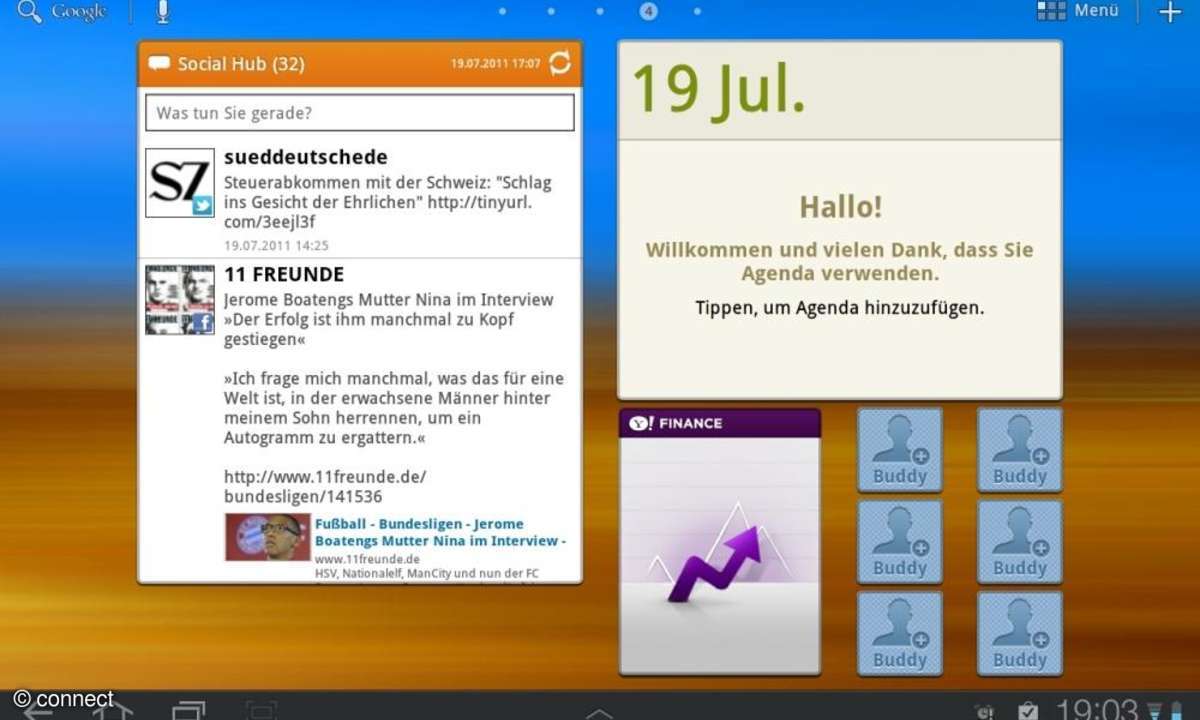 Samsung Galaxy Tab 10.1 Screen