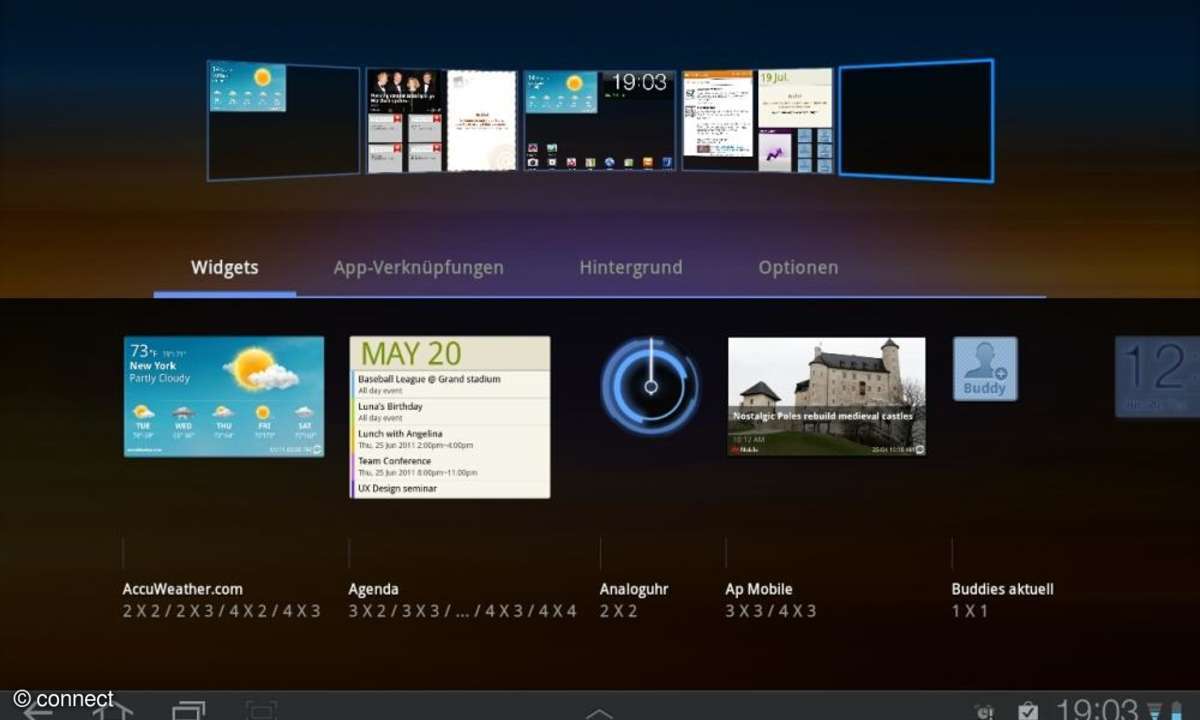Samsung Galaxy Tab 10.1 Screen