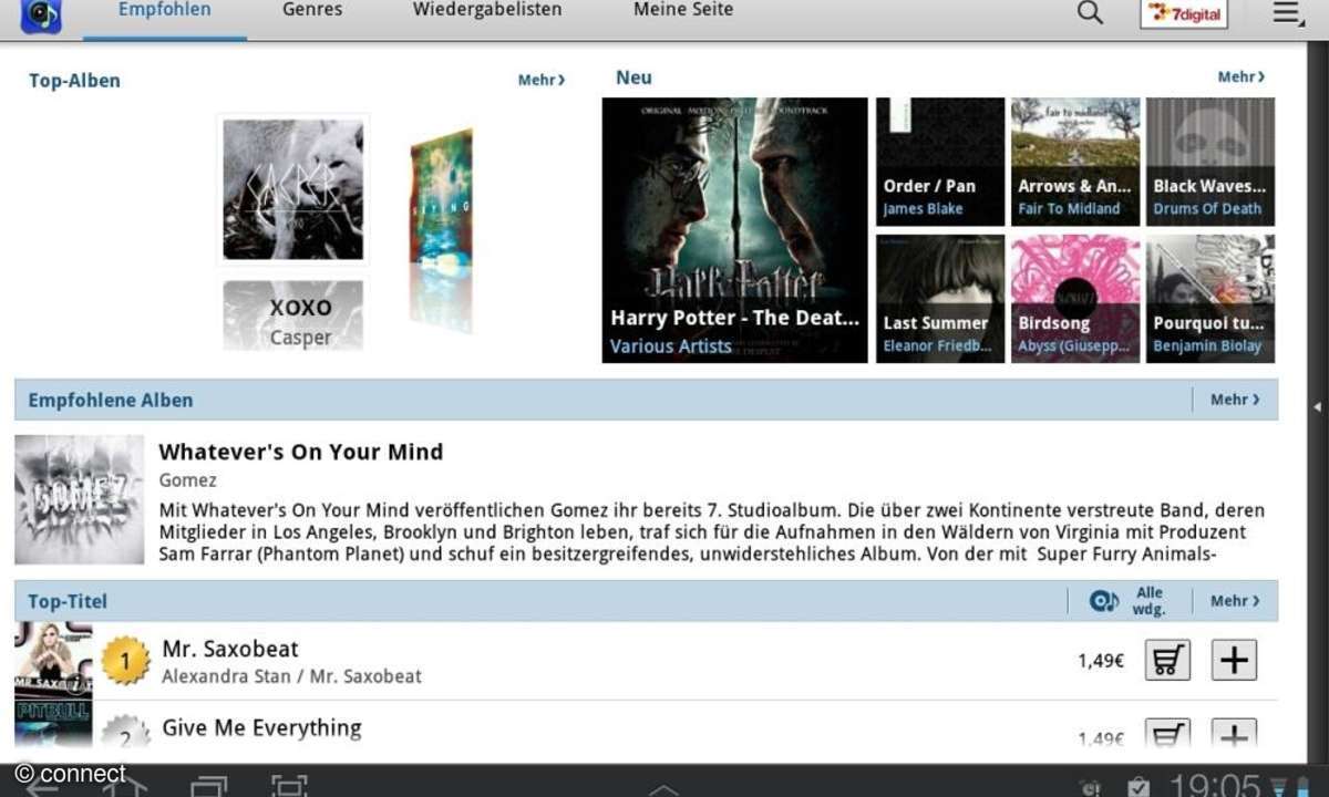 Samsung Galaxy Tab 10.1 Screen