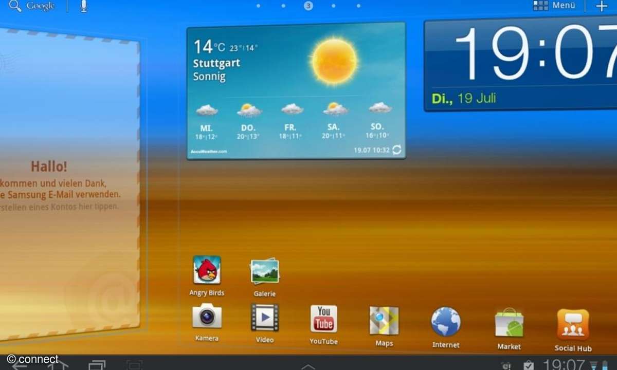 Samsung Galaxy Tab 10.1 Screen