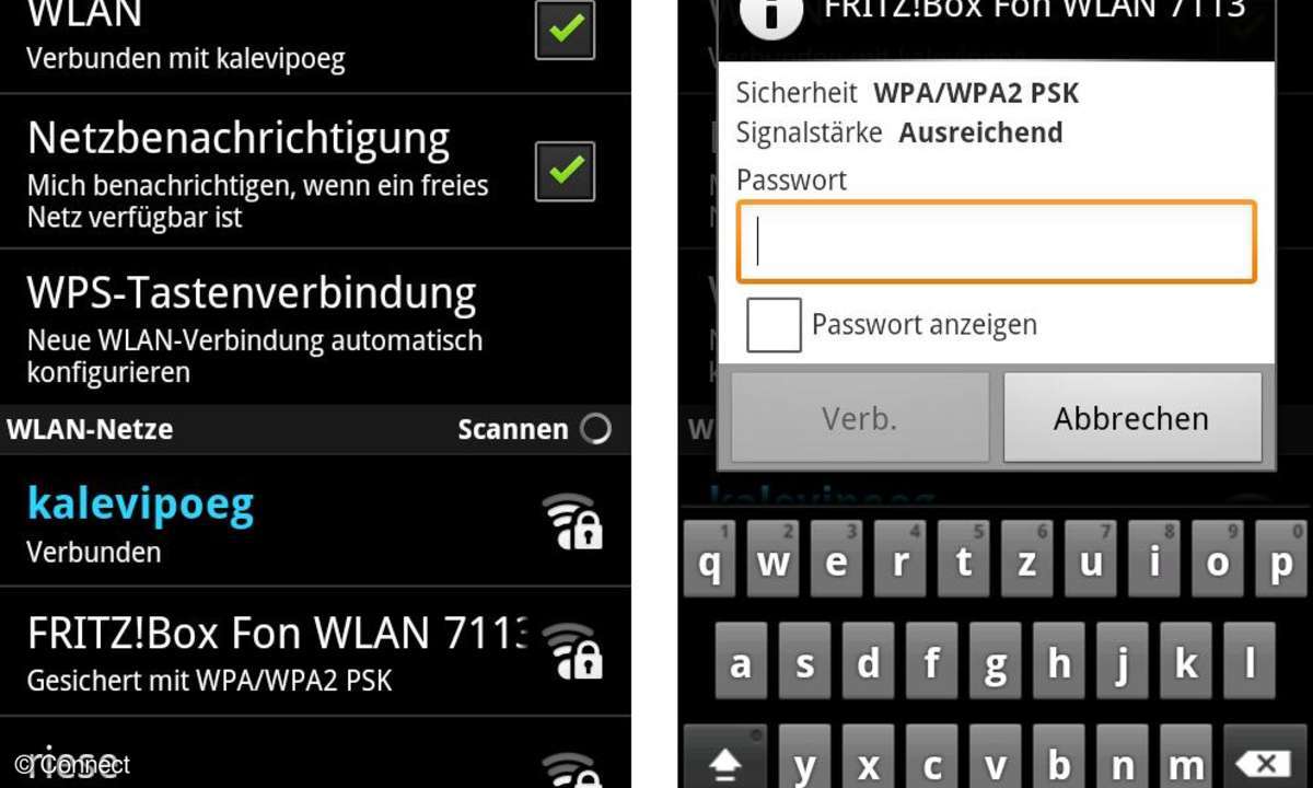 Android Wlan einrichten