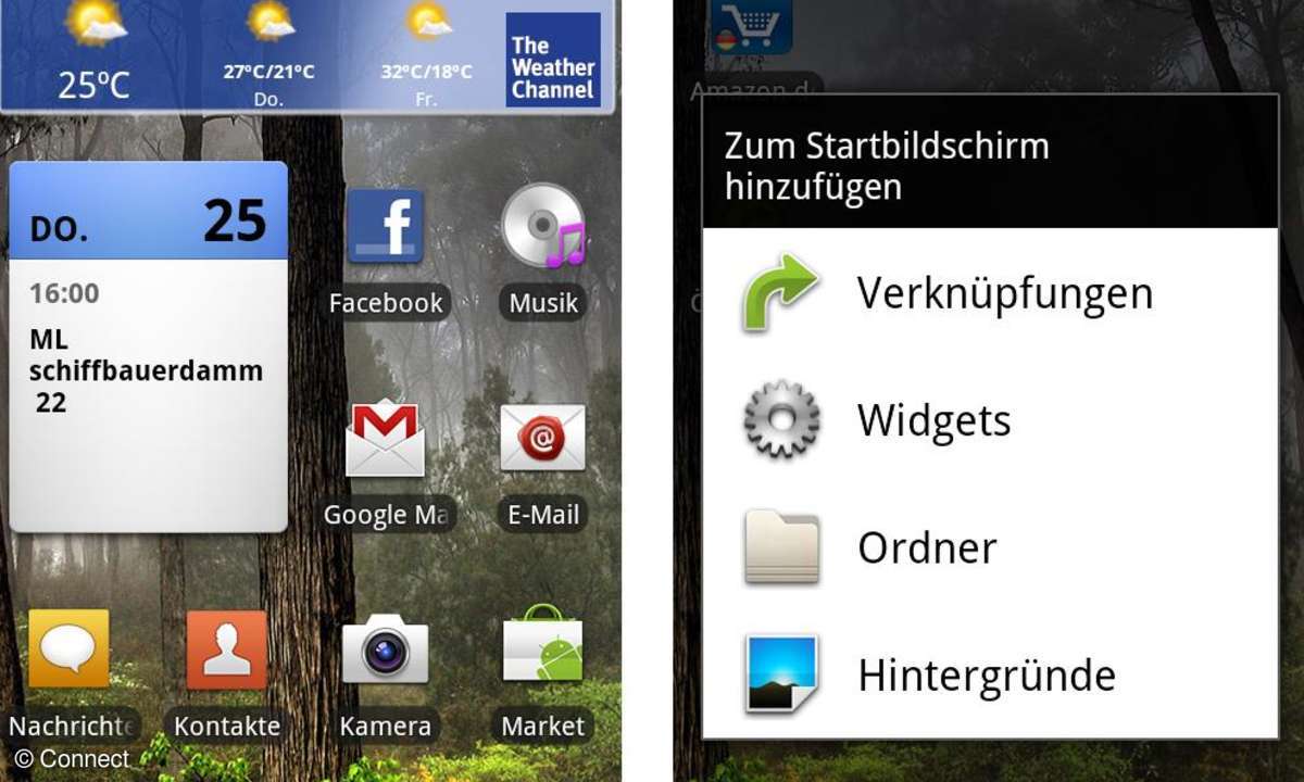Android Startbildschirm