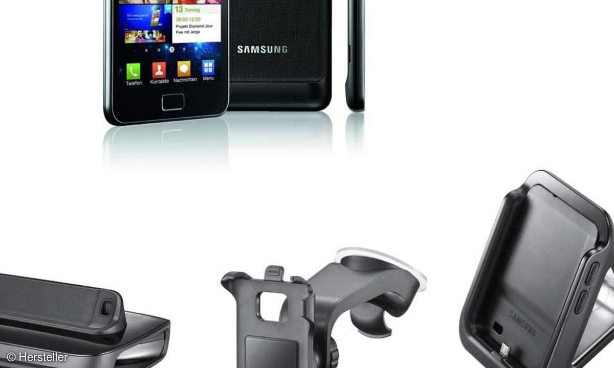 Samsung Galaxy S2 mit Zubehör