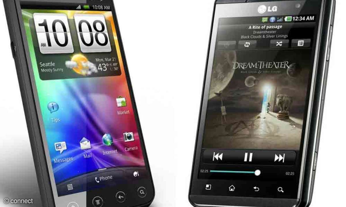 LG Optimus 3D und HTC Evo 3D