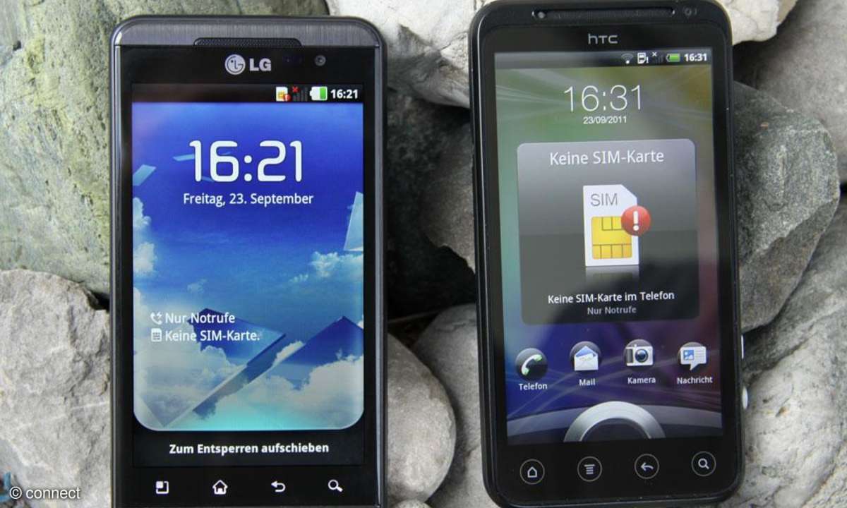 LG Optimus 3D und HTC Evo 3D