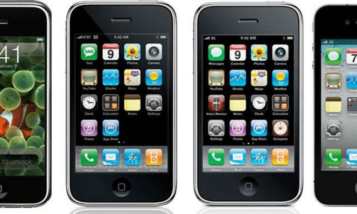 iPhone 1 bis iPhone 4
