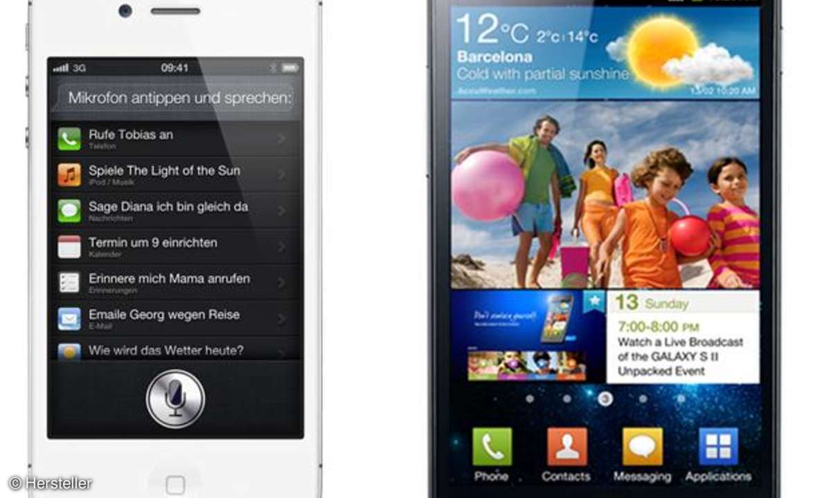 iPhone 4S versus Galaxy S2
