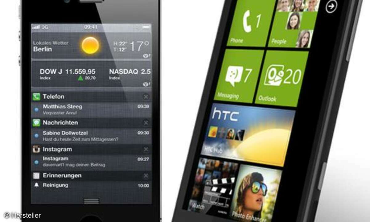 iPhone 4S versus HTC Titan