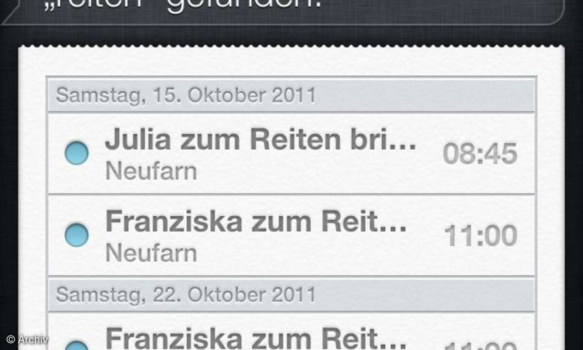 Siri im iPhone 4S