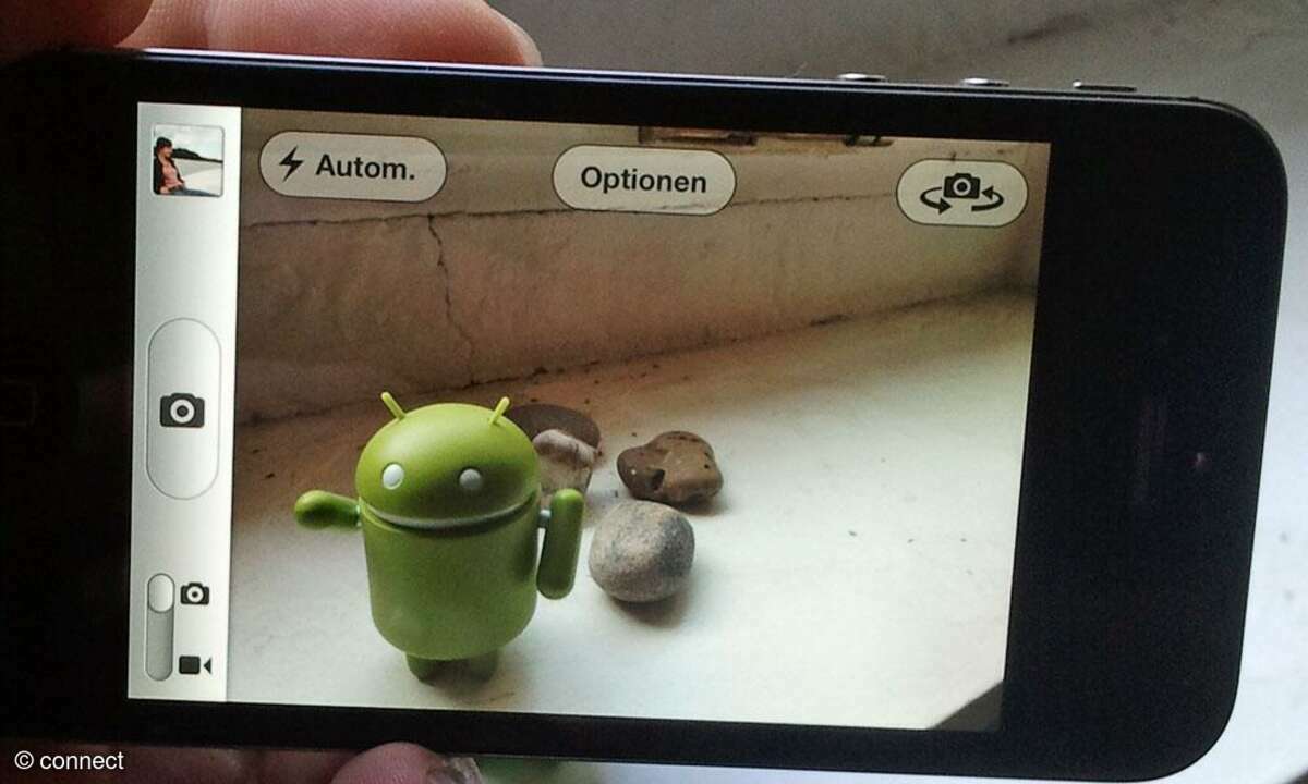 Die Kamera macht Fotos mit 8 Megapixel und startet extrem schnell