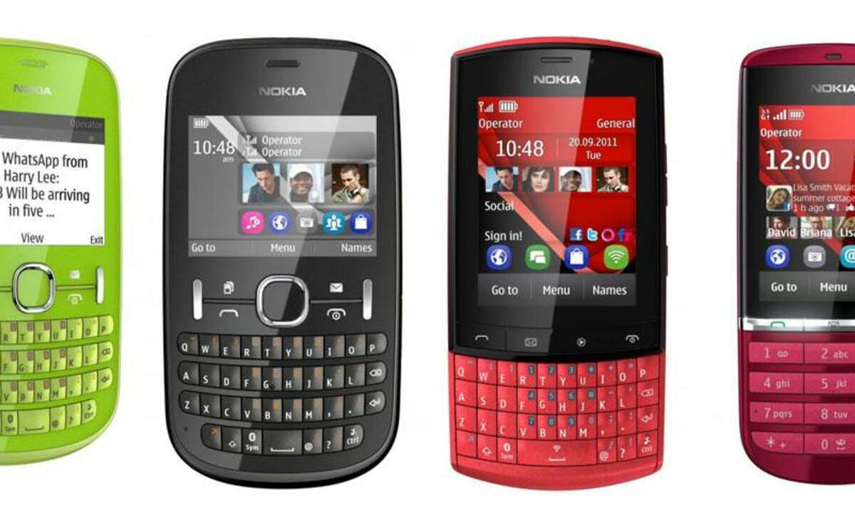 Nokia Asha: Vier neue Einfach-Handys mit Symbian