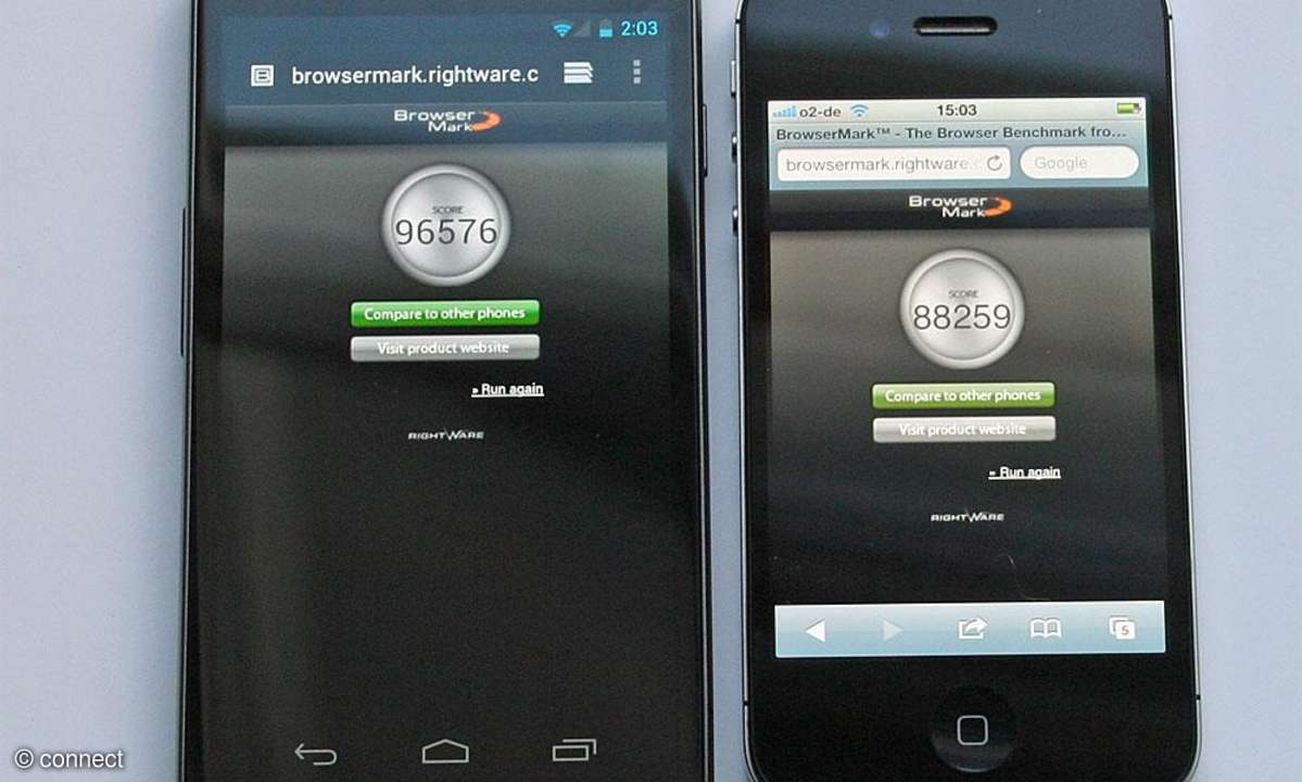 iPhone 4S versus Galaxy Nexus