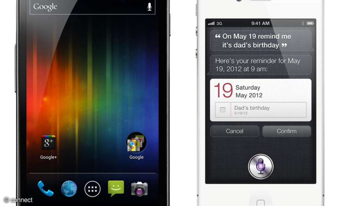 iPhone 4S versus Galaxy Nexus