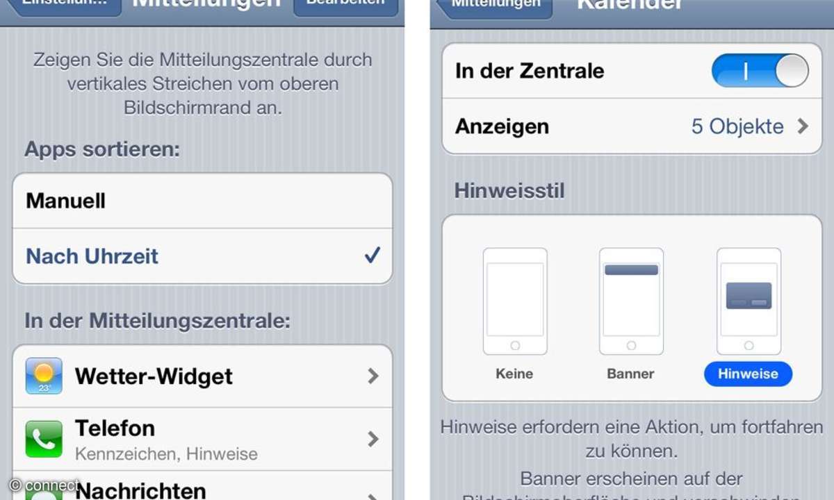 Android Ice Cream Sandwich und iOS 5 im Vergleich