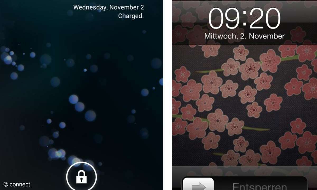 Android Ice Cream Sandwich und iOS 5 im Vergleich