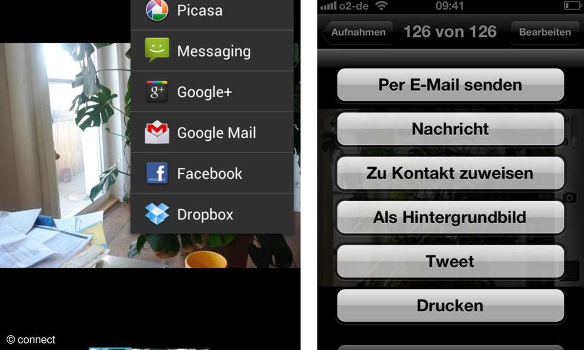 Android Ice Cream Sandwich und iOS 5 im Vergleich