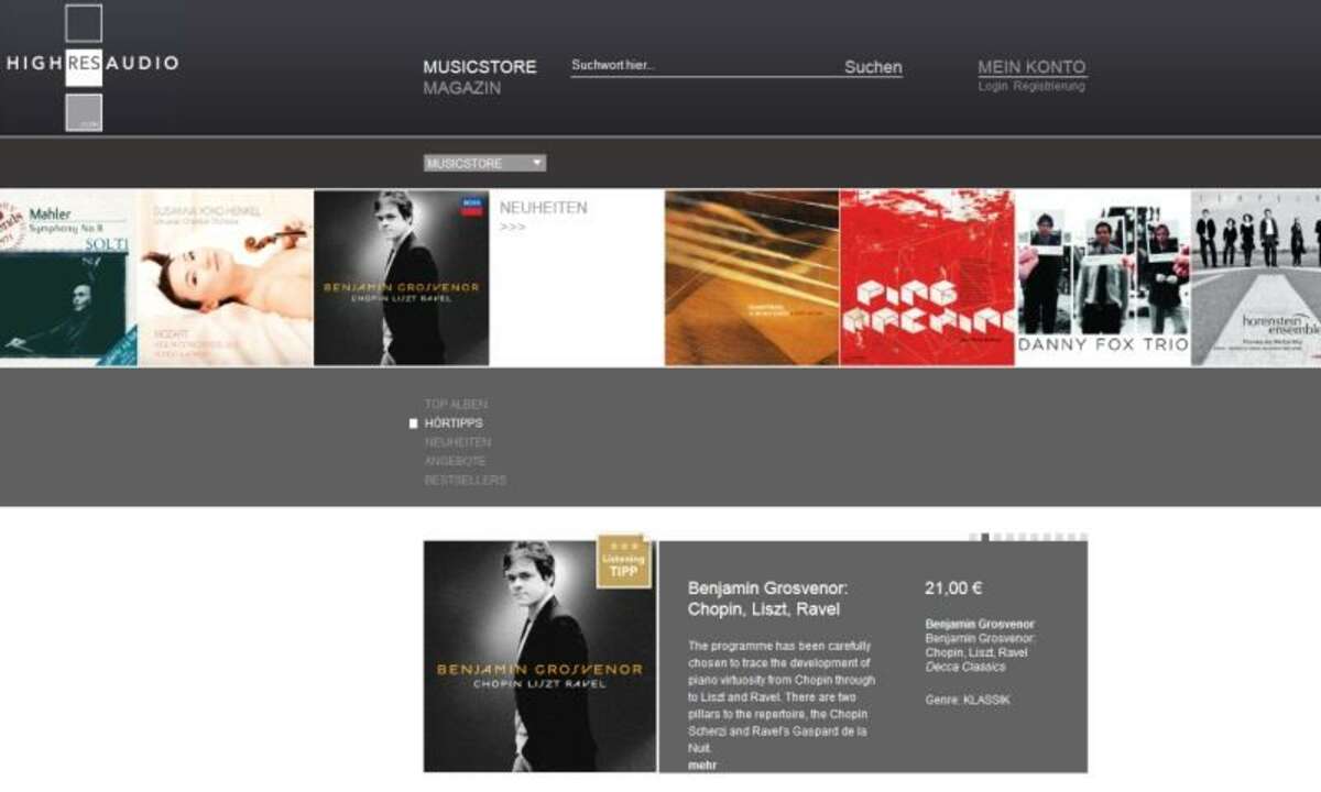 HighResAudio kooperiert mit Universal Music