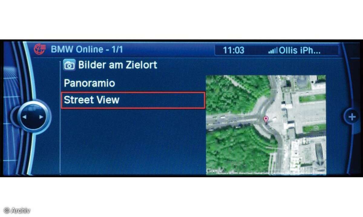 Internet im Auto - BMW