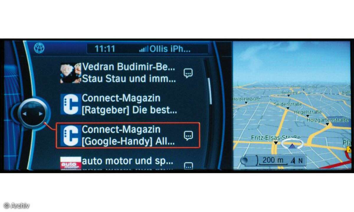 Internet im Auto - BMW