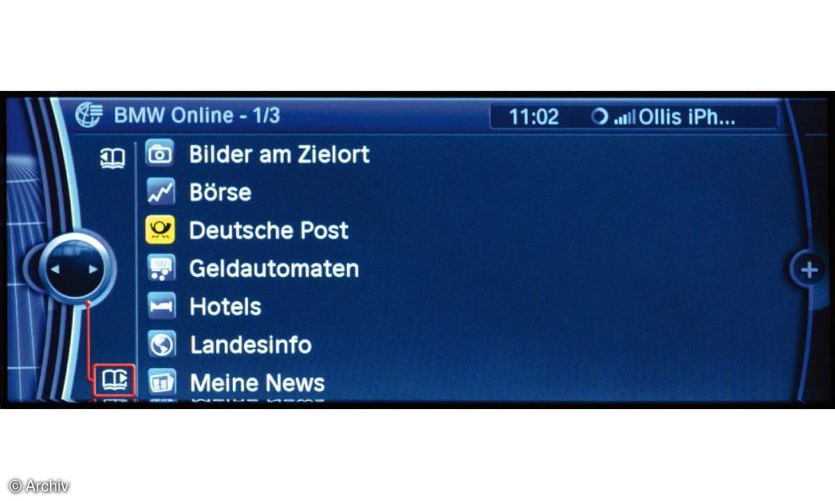 Internet im Auto - BMW