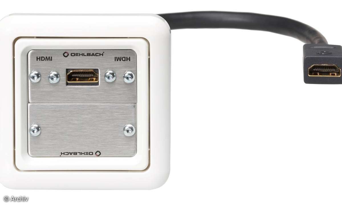 Oehlbach HDMI Multimedia-Einsatz