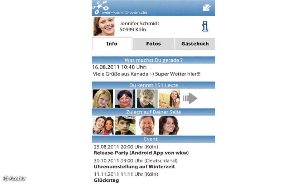 Android App Wer-kennt-wen