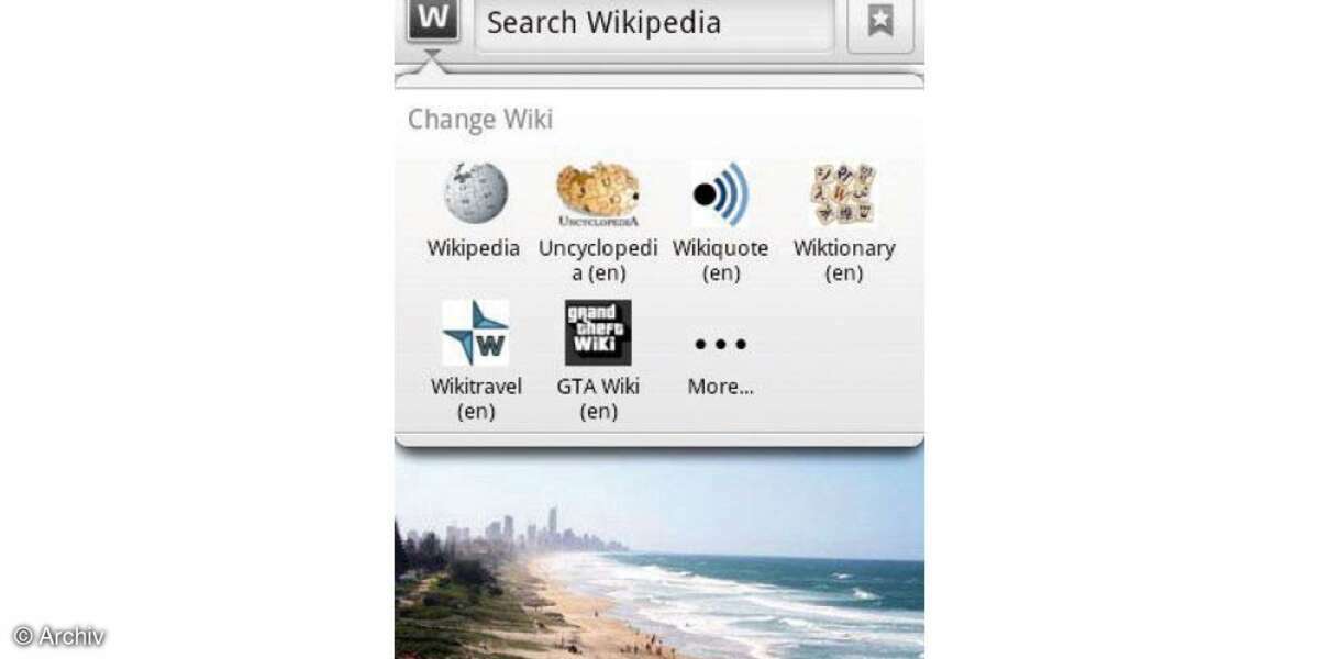 Android App Wapedia