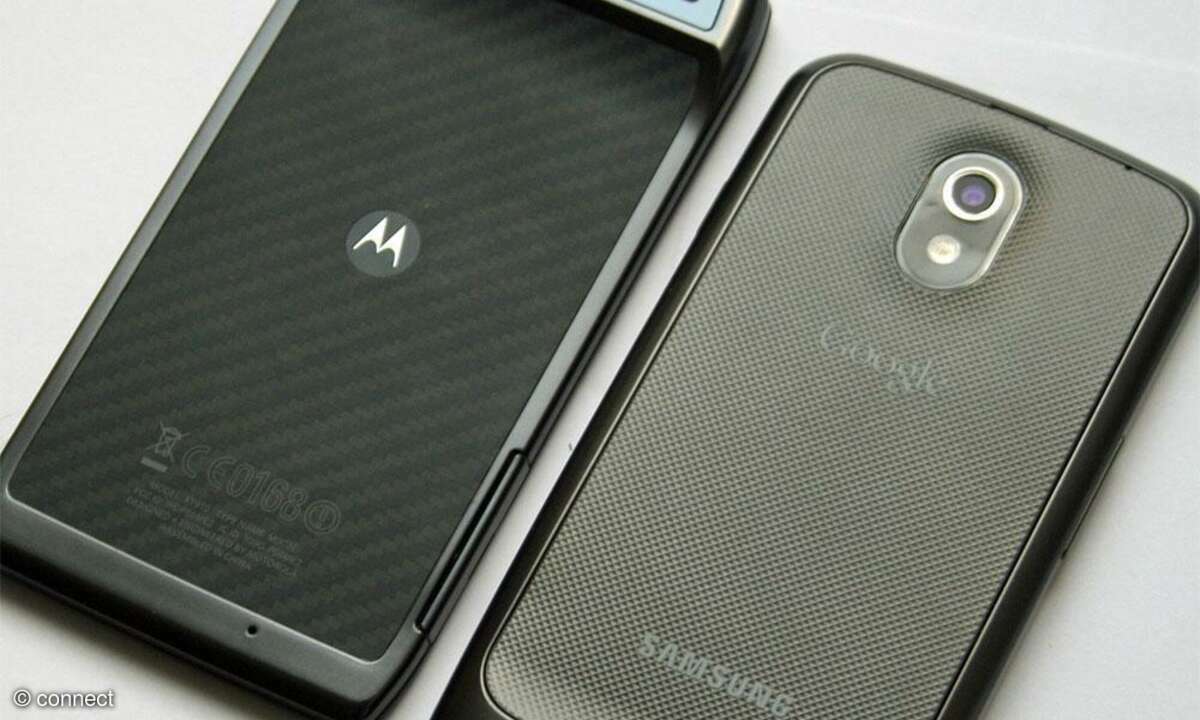 Motorola RAZR und Galaxy Nexus