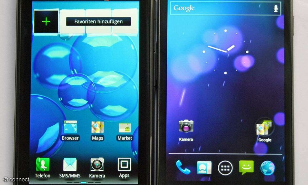 Motorola RAZR und Galaxy Nexus