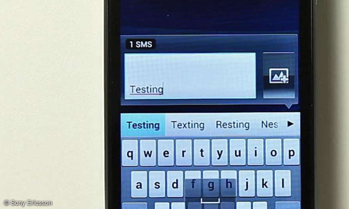 Xperia Arc S mit Android Ice Cream Sandwich