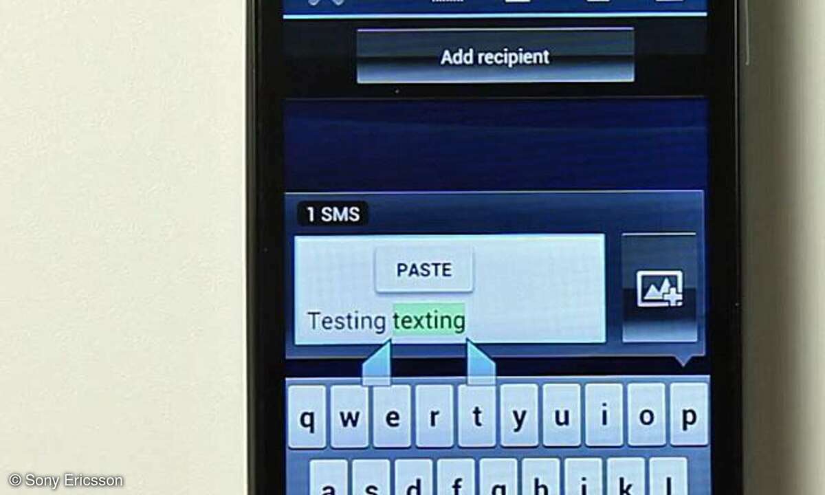 Xperia Arc S mit Android Ice Cream Sandwich
