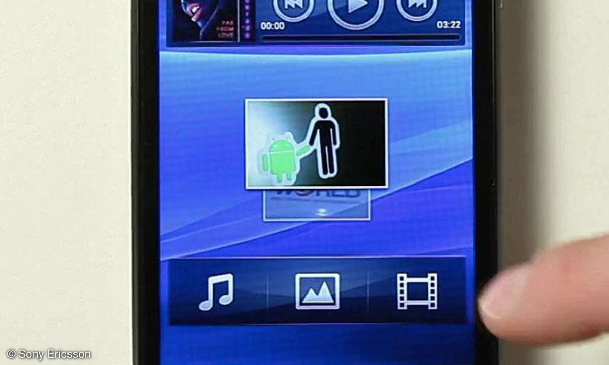 Xperia Arc S mit Android Ice Cream Sandwich