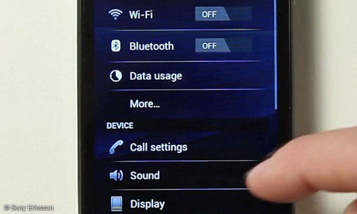 Xperia Arc S mit Android Ice Cream Sandwich