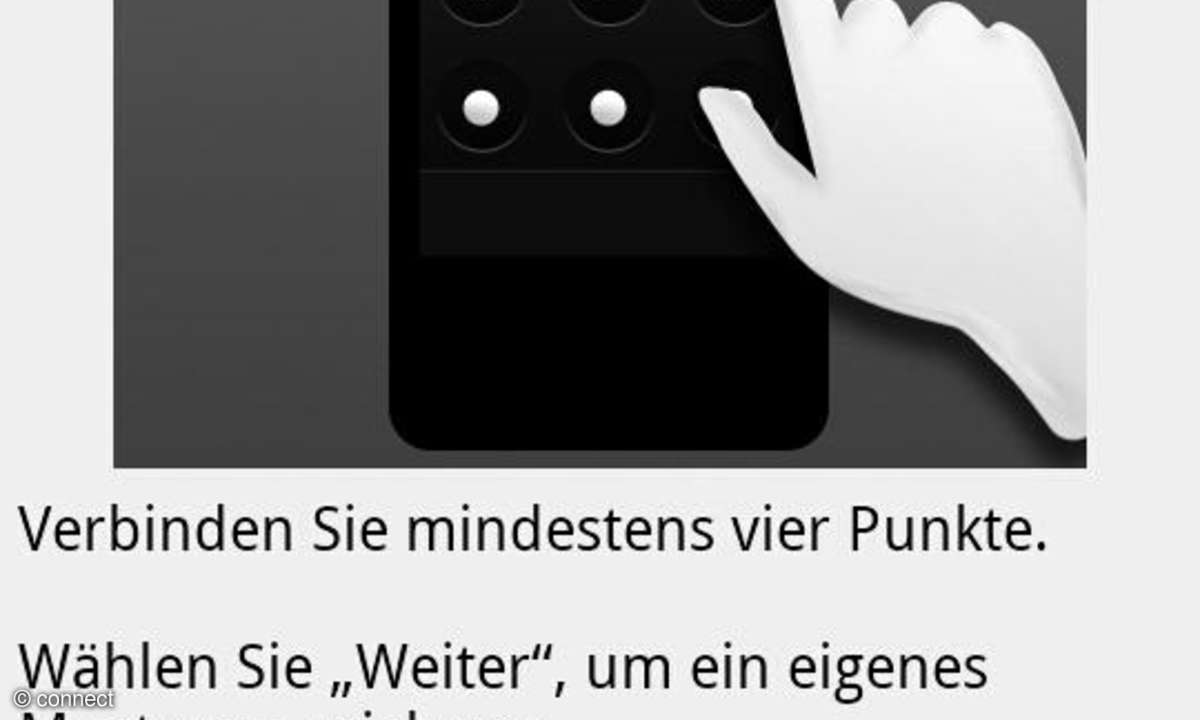 Beispielmuster-Sperrfunktion