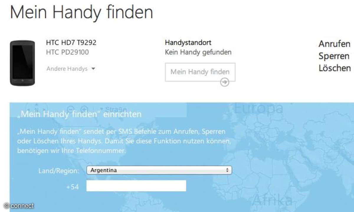 Mein Handy finden